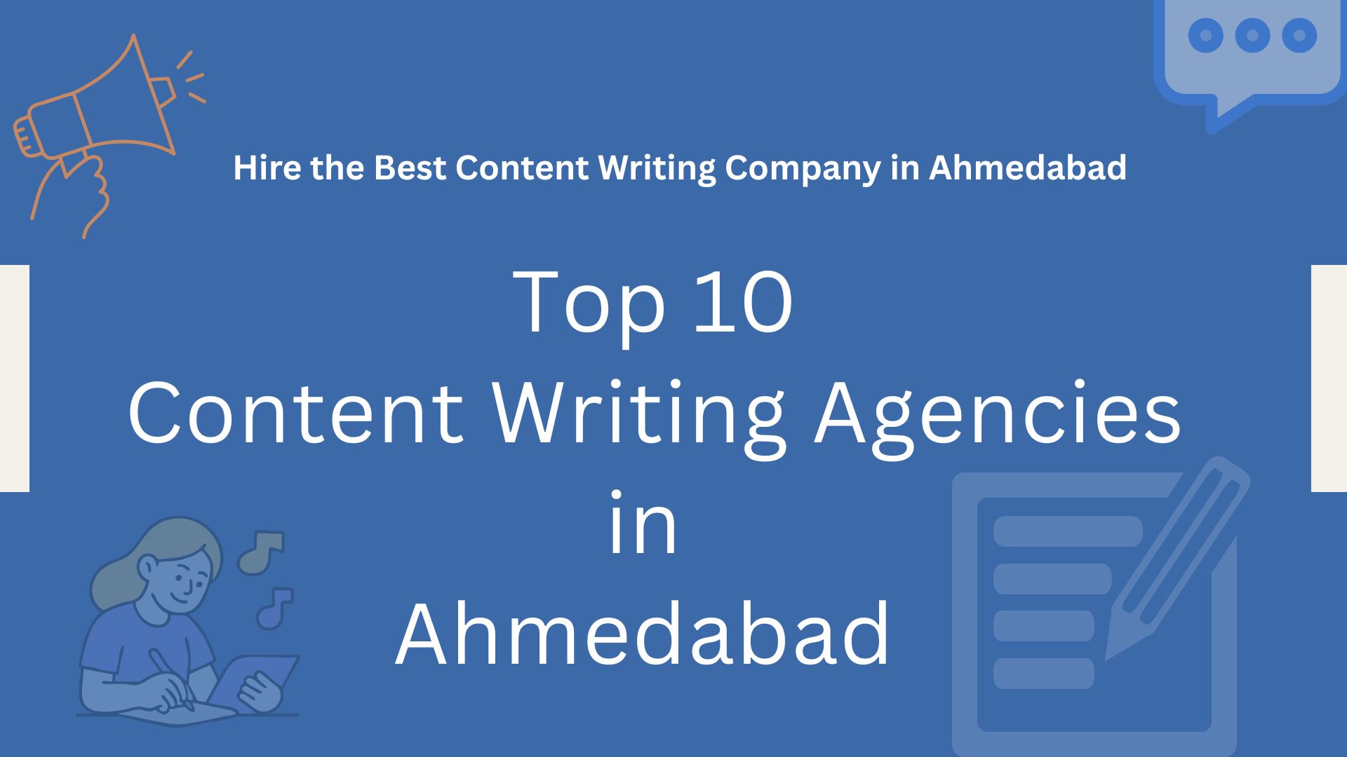 Top 10 content writing agencies listed