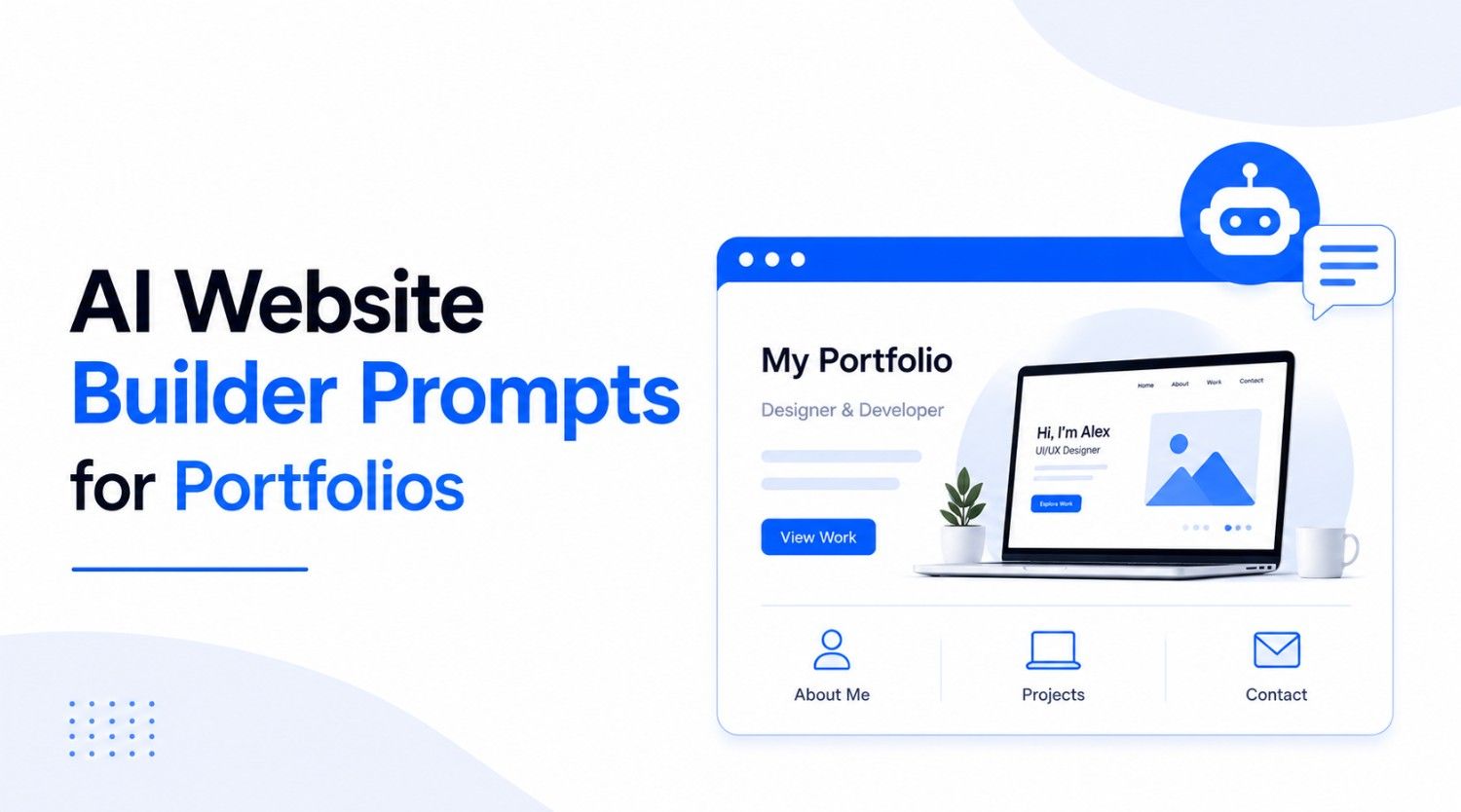 AI Website Builder Prompts for Portfolios 1 AI website builder prompts for portfolios