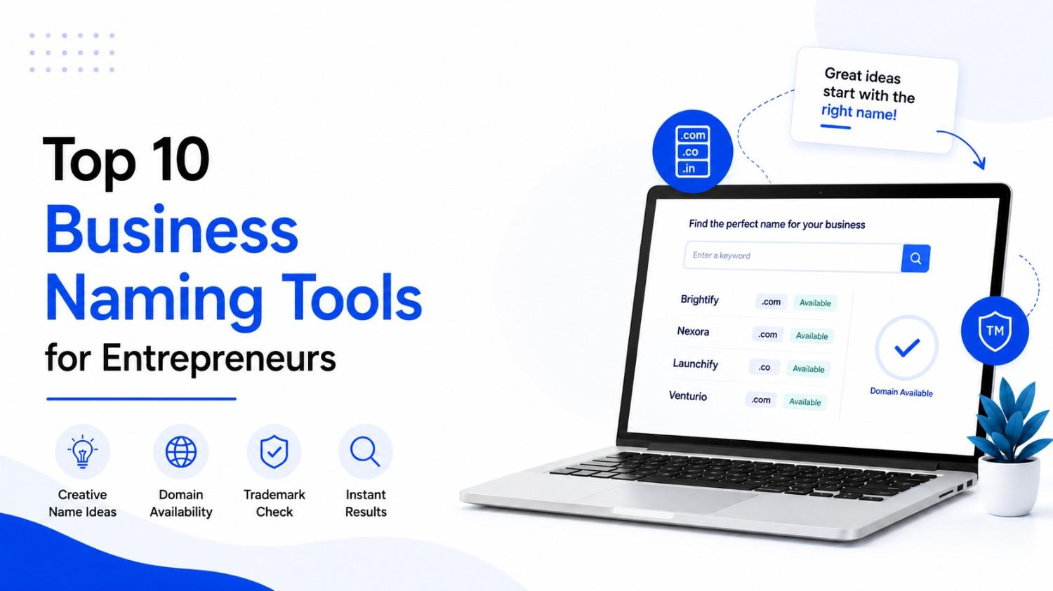 Top 10 business naming tools